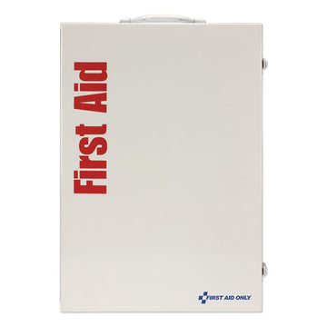 First Aid Only™ Ansi Class B+ 4 Shelf First Aid Station With Medications, 1,461 Pieces, Metal Case freeshipping - TVN Wholesale